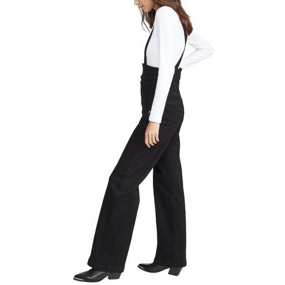 BLDWN Baldwin Faye Carbon Black Overalls Jumpsuit - Picture 2 of 12